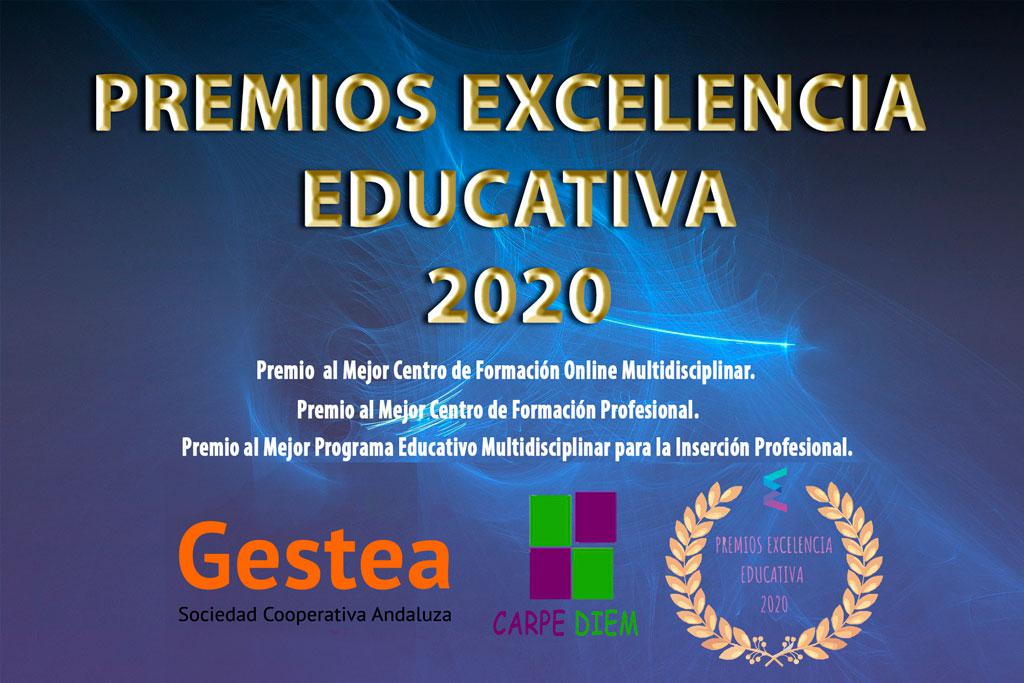 Formación Carpe Diem ganadora de los Premios Excelencia Educativa Noticia Formación Carpe Diem ganadora de los Premios Excelencia Educativa